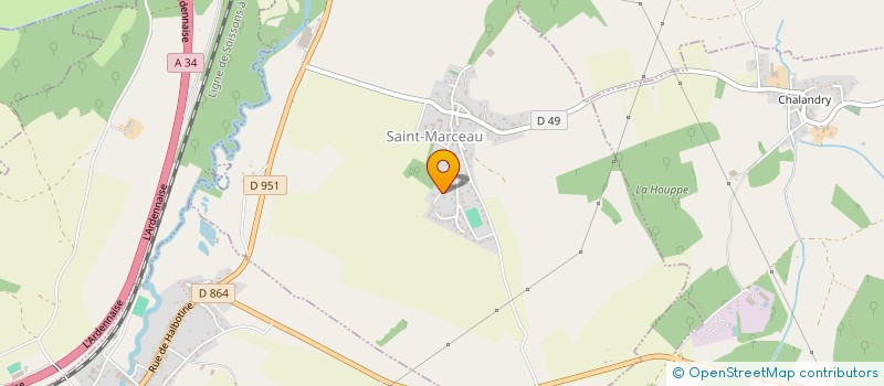 localisation de l'entreprise MONSIEUR MAXIME DANLOUP  SAINT-MARCEAU