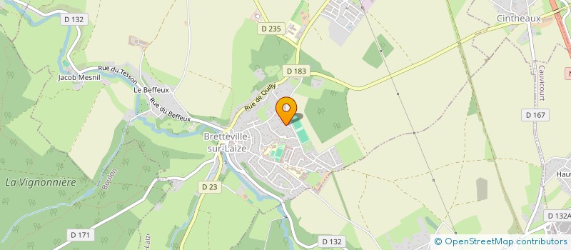 localisation de l'entreprise MONSIEUR MAXIME DAON  BRETTEVILLE-SUR-LAIZE