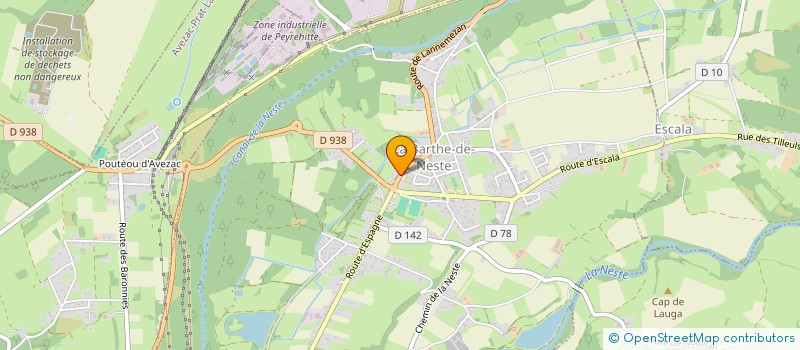 localisation de l'entreprise MONSIEUR MAXIME DARIES  LA BARTHE-DE-NESTE