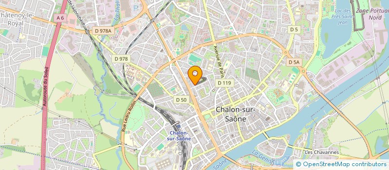 localisation de l'entreprise MONSIEUR MAXIME DAUBOURG  CHALON-SUR-SAONE