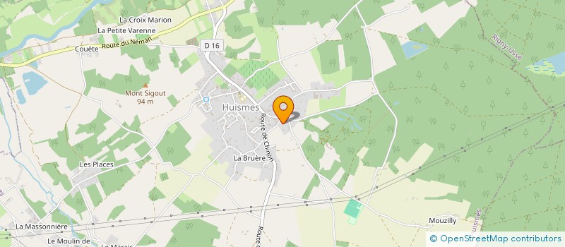 localisation de l'entreprise MONSIEUR MAXIME DAUDIN  HUISMES