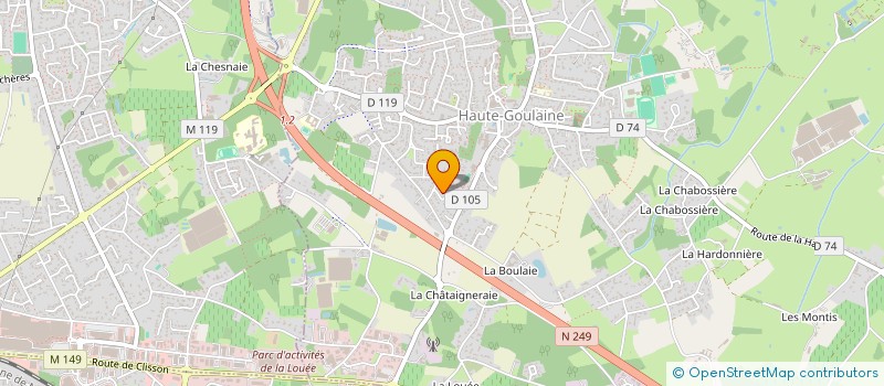 localisation de l'entreprise MONSIEUR MAXIME DAUMAS à HAUTE-GOULAINE