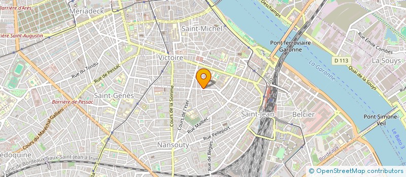 localisation de l'entreprise MONSIEUR MAXIME DAUNES--CONSTANT  BORDEAUX