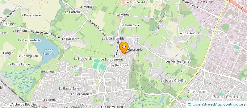 localisation de l'entreprise MONSIEUR MAXIME DAVID à COUERON