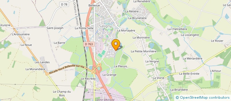 localisation de l'entreprise MONSIEUR MAXIME DAVID  BELLEVIGNY