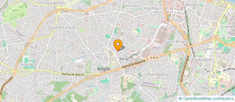 localisation de l'entreprise MONSIEUR MAXIME DAVOUST  ANGLET