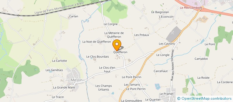 localisation de l'entreprise MONSIEUR MAXIME DE ALMEIDA  LAMBALLE-ARMOR