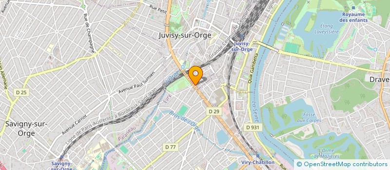 localisation de l'entreprise MONSIEUR MAXIME DE BOLLIVIER à JUVISY-SUR-ORGE