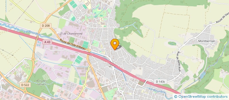 localisation de l'entreprise MONSIEUR MAXIME DE BONI  BOURGOIN-JALLIEU