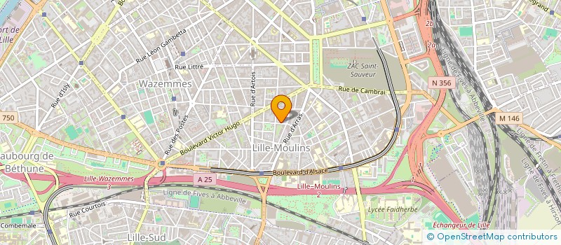 localisation de l'entreprise MONSIEUR MAXIME DE BRUYNE à LILLE