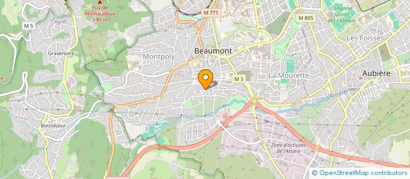 localisation de l'entreprise MONSIEUR MAXIME DE CARVALHO  BEAUMONT