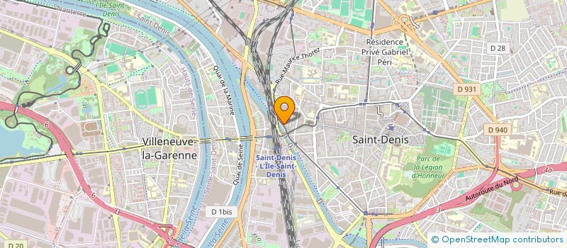 localisation de l'entreprise MONSIEUR MAXIME DE CILLIA  SAINT-DENIS