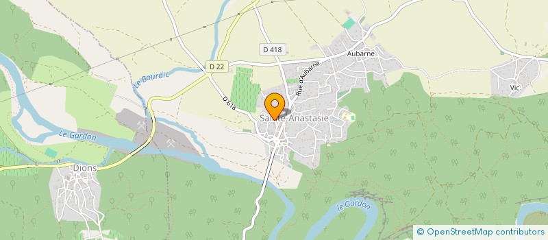 localisation de l'entreprise MONSIEUR MAXIME DE CORO  SAINTE-ANASTASIE