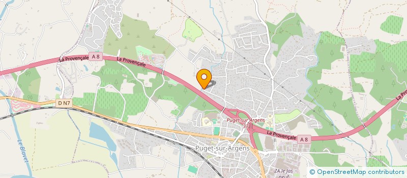 localisation de l'entreprise MONSIEUR MAXIME DE DIEGO  PUGET-SUR-ARGENS