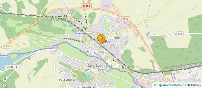 localisation de l'entreprise MONSIEUR MAXIME DE DROUAS  NONANCOURT