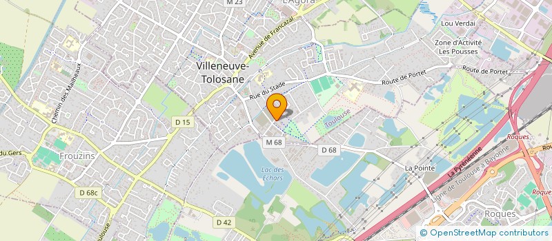 localisation de l'entreprise MONSIEUR MAXIME DE LOS SANTOS à VILLENEUVE-TOLOSANE