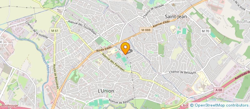 localisation de l'entreprise MONSIEUR MAXIME DE NOUEL à L'UNION