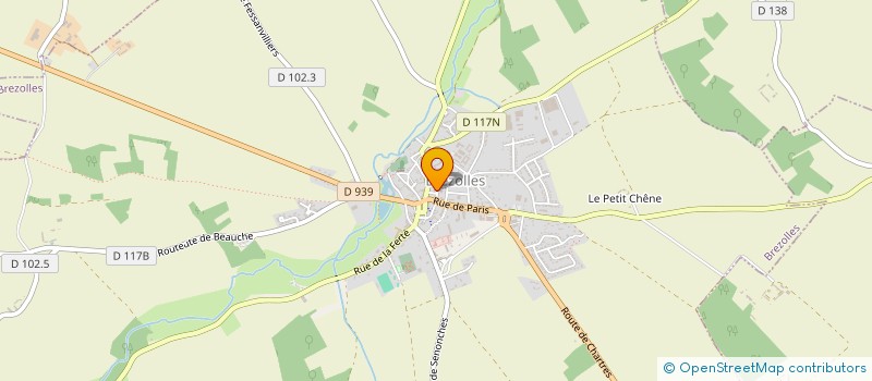 localisation de l'entreprise MONSIEUR MAXIME DE PRA à BREZOLLES