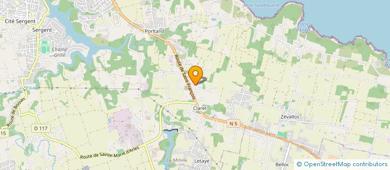 localisation de l'entreprise MONSIEUR MAXIME DE RUDDER à LE MOULE