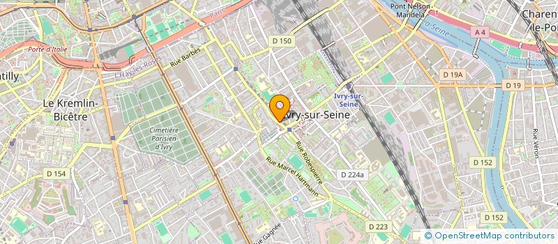 localisation de l'entreprise MONSIEUR MAXIME DE SAINT PERN  IVRY-SUR-SEINE