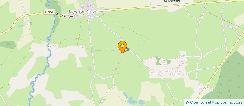 localisation de l'entreprise MONSIEUR MAXIME DE VREESE  LOYE-SUR-ARNON