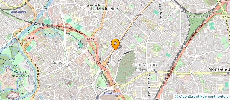 localisation de l'entreprise MONSIEUR MAXIME DEBAILLEUL à LA MADELEINE