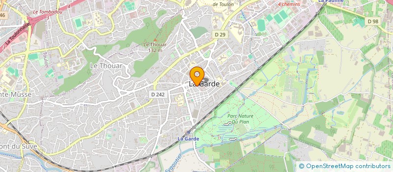 localisation de l'entreprise MONSIEUR MAXIME DEBERT  LA GARDE