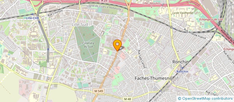 localisation de l'entreprise MONSIEUR MAXIME DEBIEN à LILLE