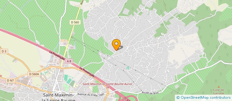 localisation de l'entreprise MONSIEUR MAXIME DEBONO à ST MAXIMIN LA STE BAUME
