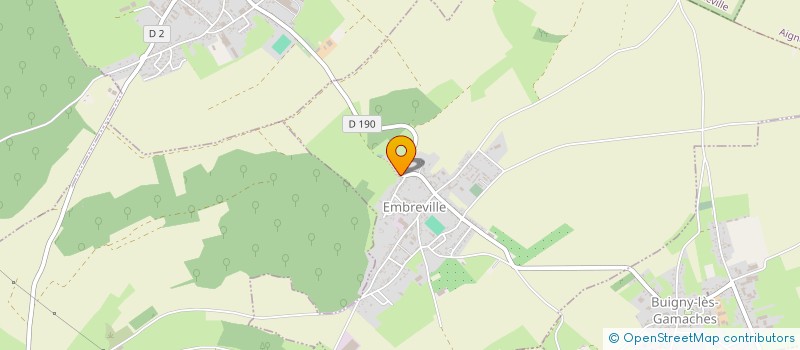 localisation de l'entreprise MONSIEUR MAXIME DEBRAY  EMBREVILLE