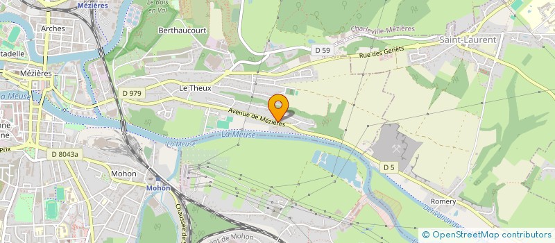 localisation de l'entreprise MONSIEUR MAXIME DECOMBIS  CHARLEVILLE-MEZIERES