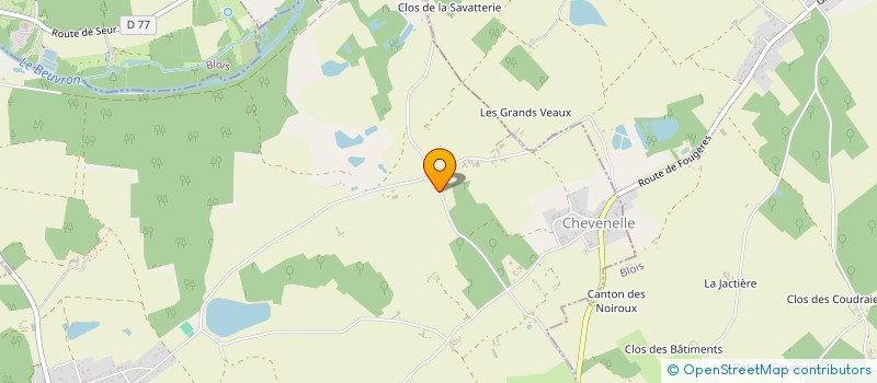 localisation de l'entreprise MONSIEUR MAXIME DEFOSSEZ à LE CONTROIS-EN-SOLOGNE