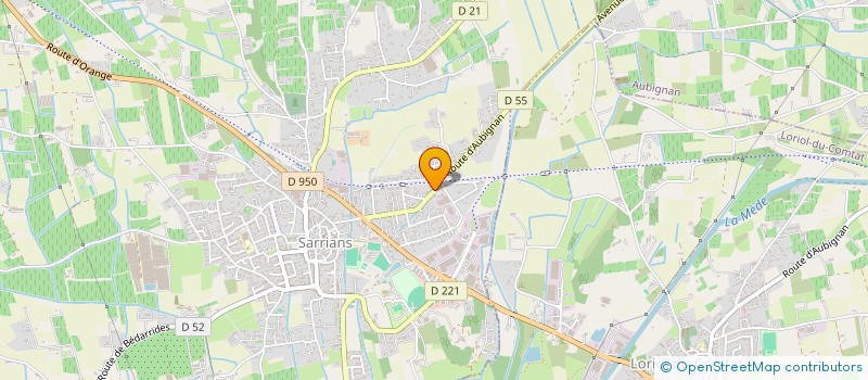 localisation de l'entreprise MONSIEUR MAXIME DEGRILLASSE  SARRIANS