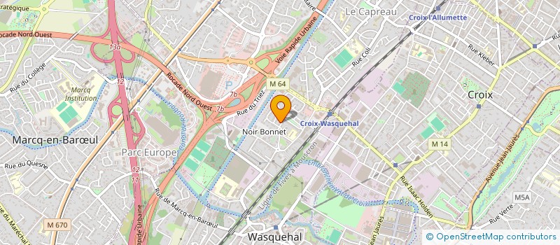 localisation de l'entreprise MONSIEUR MAXIME DEGRYSE  RONCQ