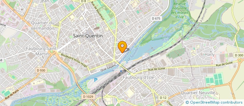 localisation de l'entreprise MONSIEUR MAXIME DEHON à SAINT-QUENTIN