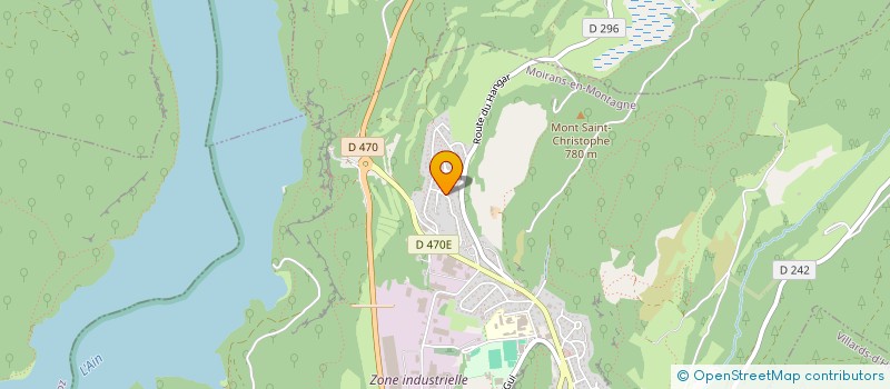 localisation de l'entreprise MONSIEUR MAXIME DELACROIX  MOIRANS-EN-MONTAGNE