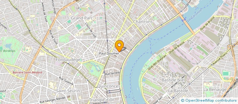 localisation de l'entreprise MONSIEUR MAXIME DELAFONTAINE  BORDEAUX