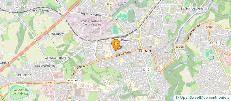 localisation de l'entreprise MONSIEUR MAXIME DELAHAYE à DINAN