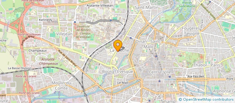 localisation de l'entreprise MONSIEUR MAXIME DELAHAYE  RENNES