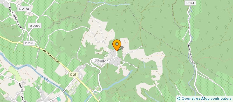 localisation de l'entreprise MONSIEUR MAXIME DELALIEU  CORNILLON