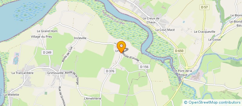 localisation de l'entreprise MONSIEUR MAXIME DELAMARE  REGNEVILLE-SUR-MER