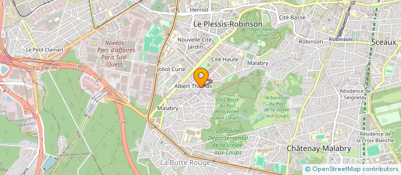 localisation de l'entreprise MONSIEUR MAXIME DELAMICHEL  LE PLESSIS-ROBINSON