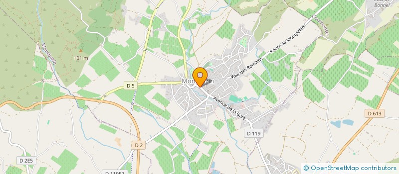 localisation de l'entreprise MONSIEUR MAXIME DELANNOY  MONTBAZIN