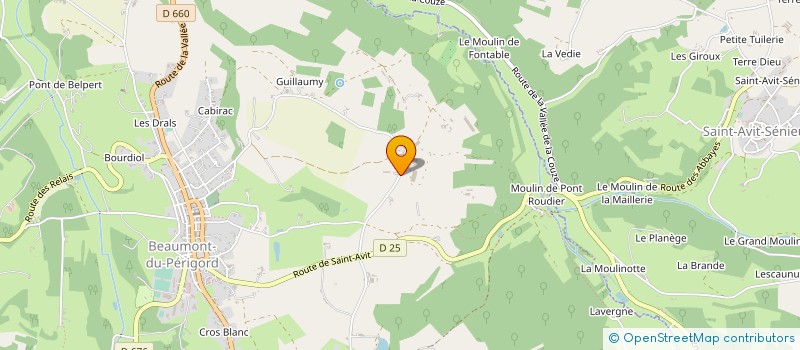 localisation de l'entreprise MONSIEUR MAXIME DELAPORTE AYRAULT à BEAUMONTOIS EN PERIGORD