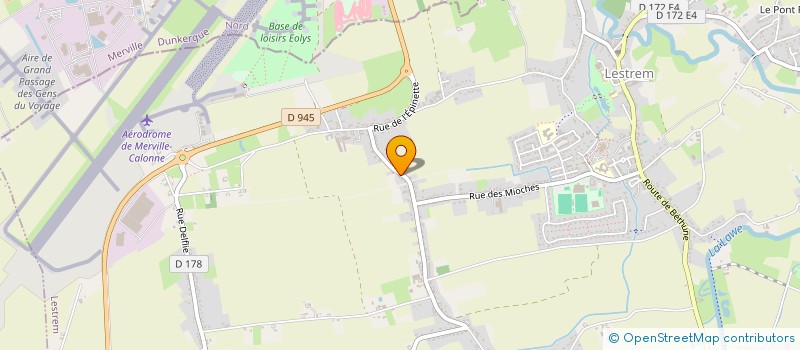 localisation de l'entreprise MONSIEUR MAXIME DELAVAL  LESTREM