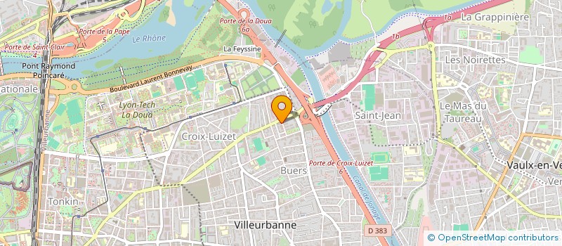 localisation de l'entreprise MONSIEUR MAXIME DELAYE  VILLEURBANNE