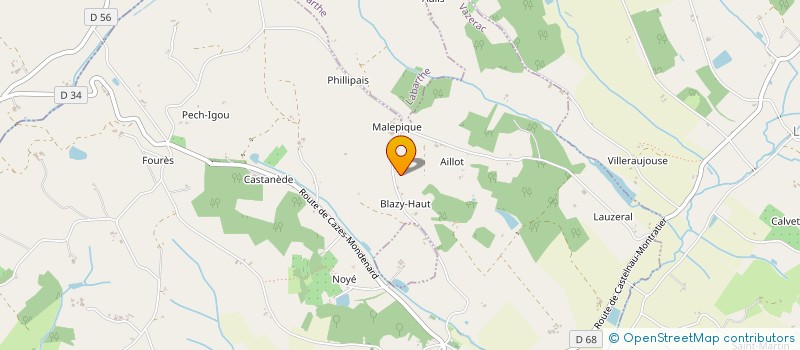 localisation de l'entreprise MONSIEUR MAXIME DELAYRE à VAZERAC