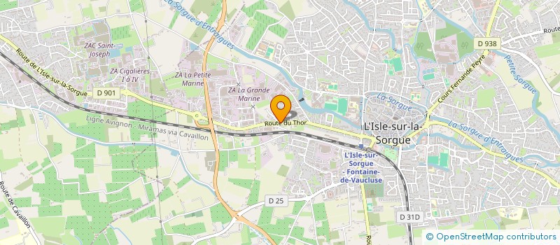 localisation de l'entreprise MONSIEUR MAXIME DELBARRE à L'ISLE-SUR-LA-SORGUE