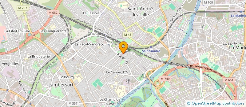 localisation de l'entreprise MONSIEUR MAXIME DELBEKE à LAMBERSART