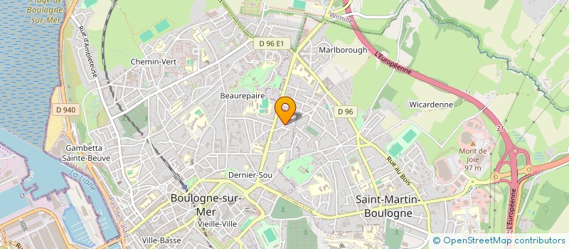 localisation de l'entreprise MONSIEUR MAXIME DELHAYE  BOULOGNE-SUR-MER